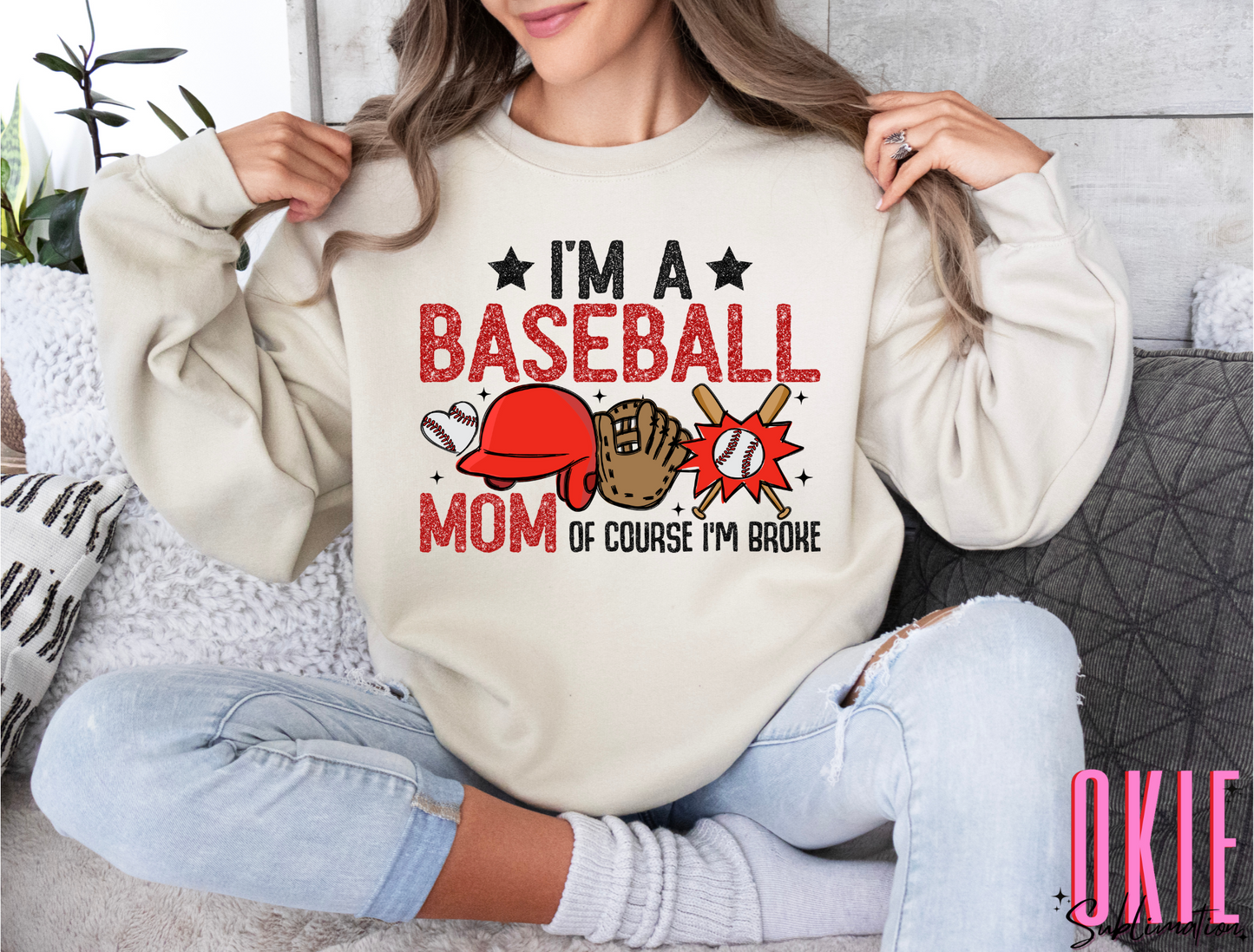 BROKE BASEBALL MOM