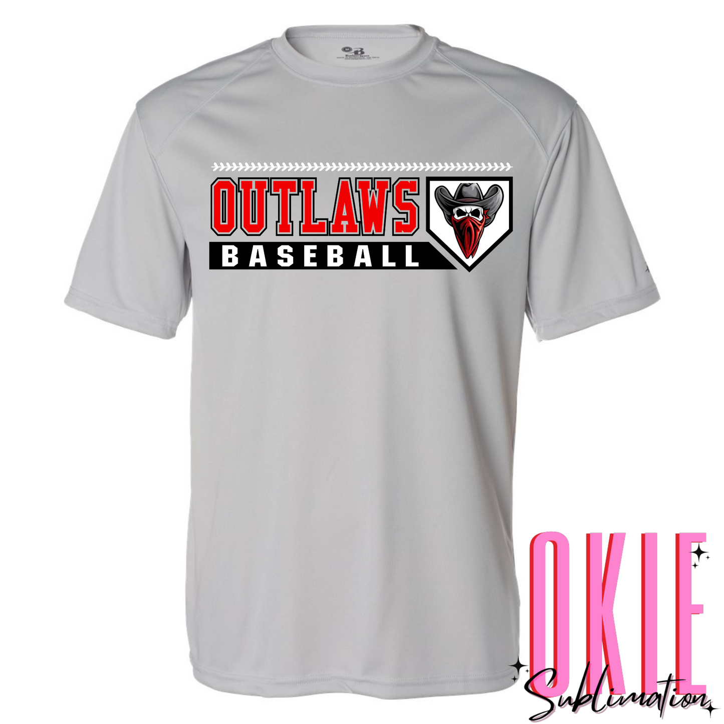 OUTLAWS BASEBALL PLATE