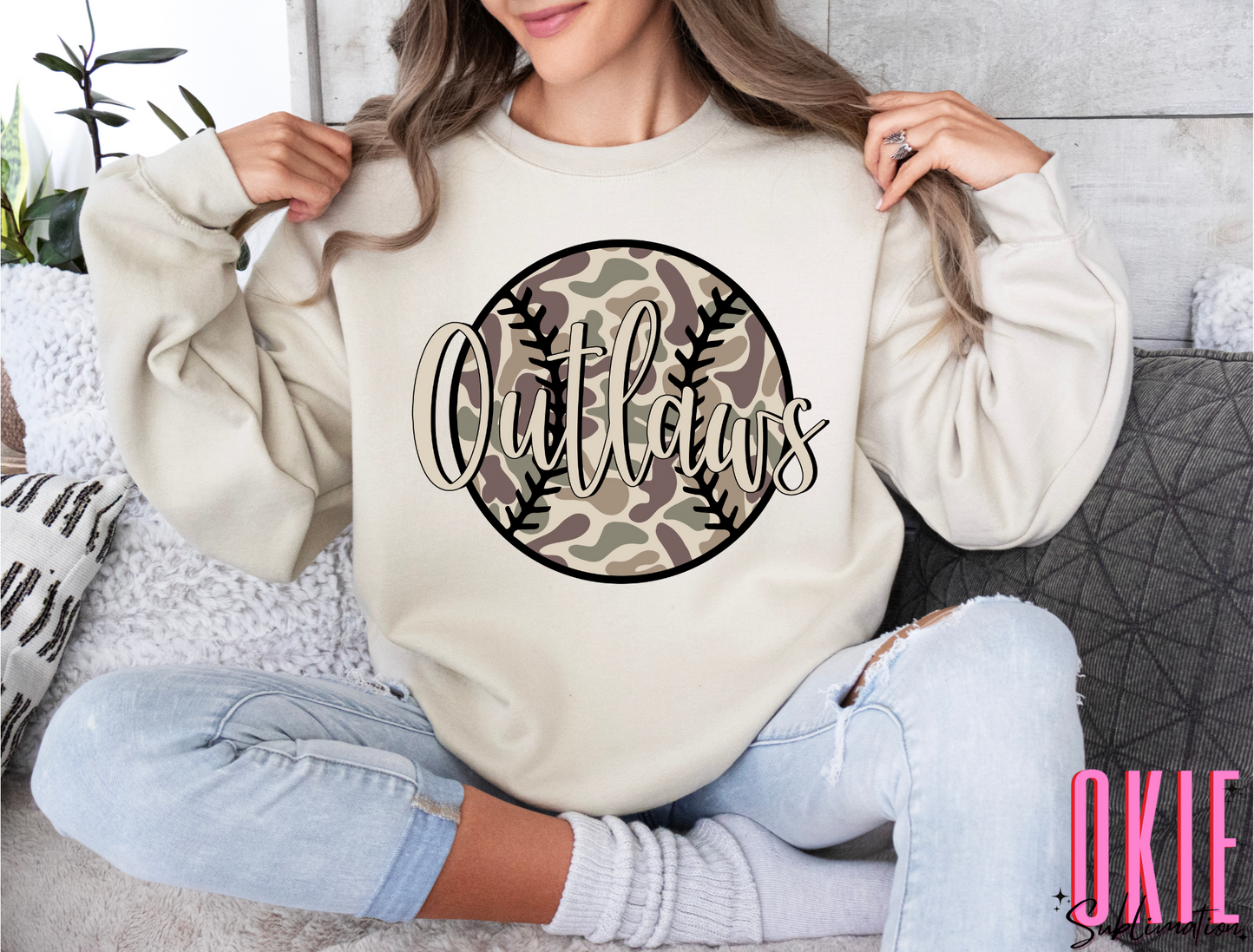 OUTLAWS CAMO BASEBALL